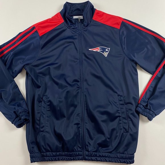 New England Patriots G-III Track Jacket Mens Large NFL Football Warm Up Gym Run - Picture 1 of 9